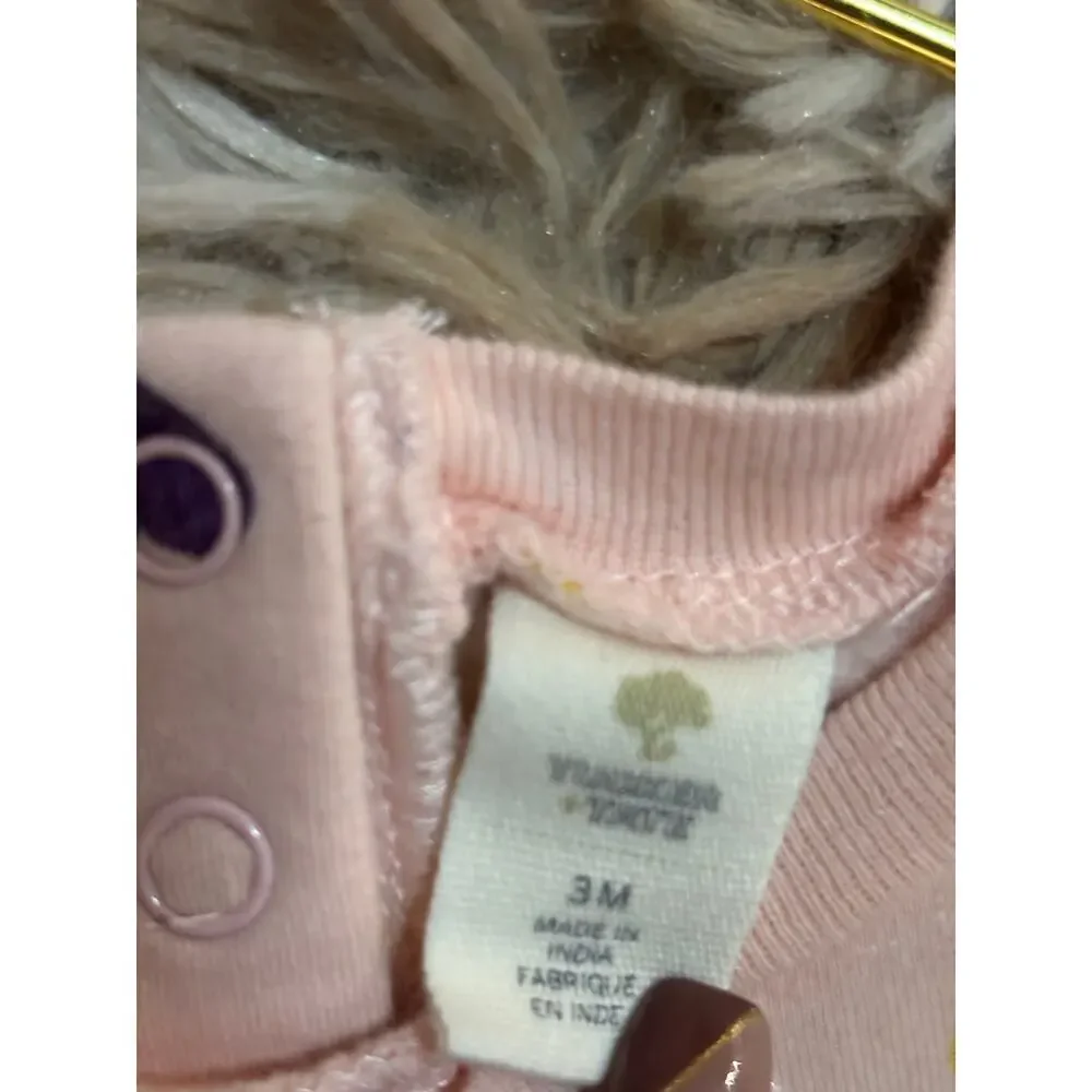 Tucker + Tate Baby Girl Pink Heart Print Sweatshirt SZ 3M